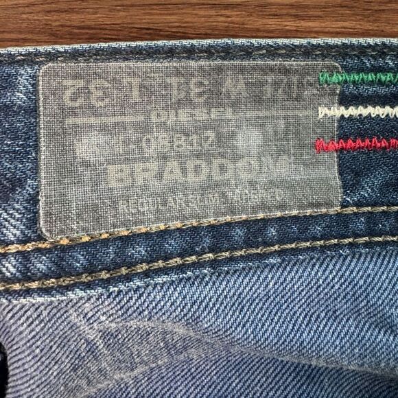 Diesel Braddom Regular Slim Tapered Men’s Jeans 31 - Picture 5 of 11